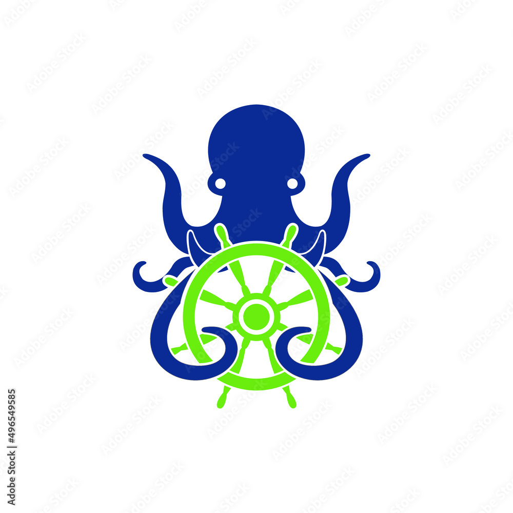 Fototapeta premium sea fish squid