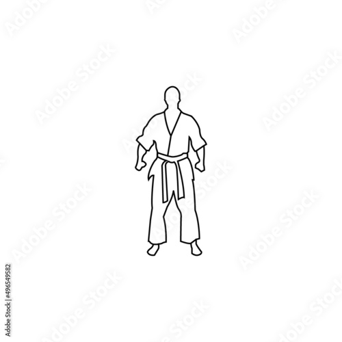 judo athlete icon
