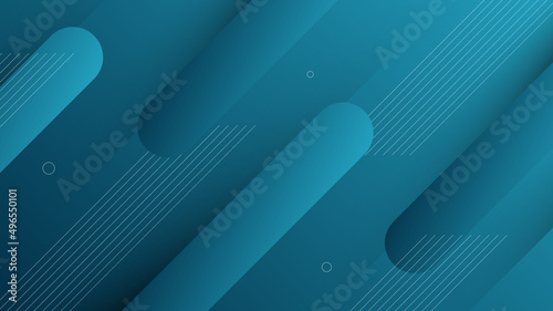 Modern Abstract Background with Retro Memphis Diagonal Lines Elements and Dark Blue Color