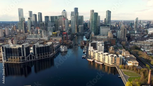 Outer millwall dock, Isle of Dogs, London, England photo