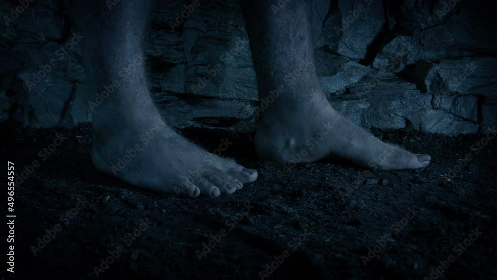 Man Walks Around Barefoot In The Dark Man Walks Around Barefoot In The Dark