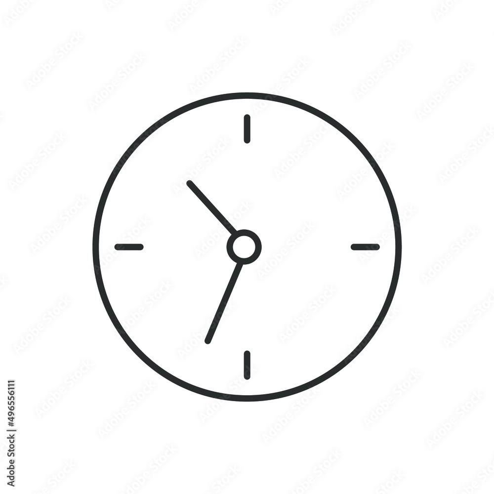 Wall clock icons symbol vector elements for infographic web Wall clock icons symbol vector elements for infographic web