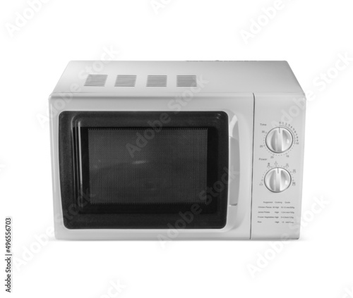 microwave oven steel vector on isolated white background