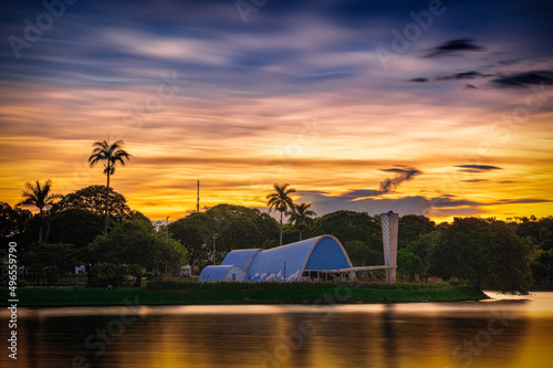 Igreja São Francisco de Assis, Lagoa da Pampulha, Belo Horizonte, Minas Gerais, Brazil. photo