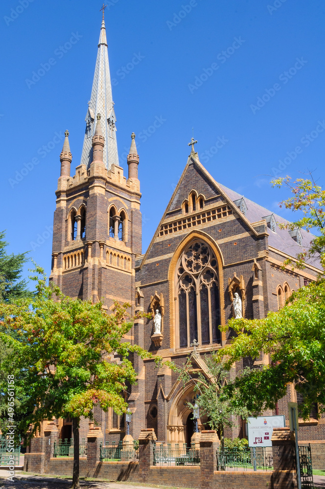 The heritage-listed Saints Mary and Joseph Catholic Cathedral - Armidale, NSW, Australia