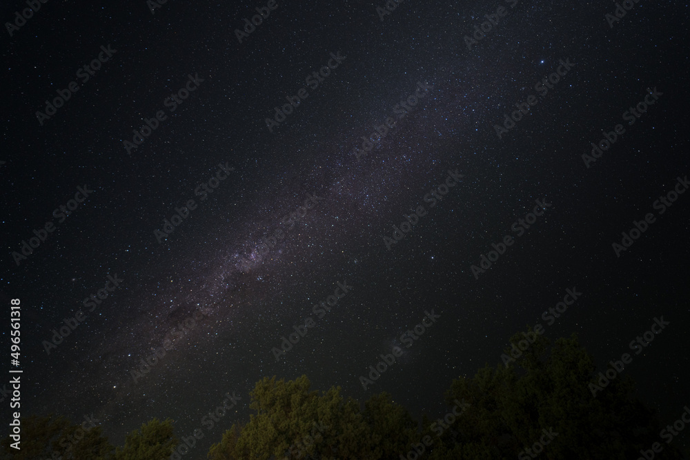 milky way at night