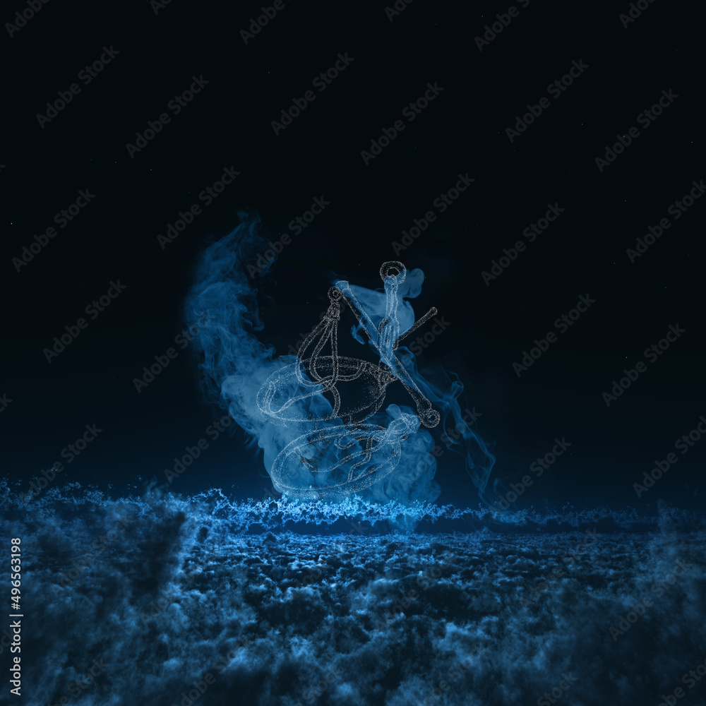 Fototapeta premium 雲とてんびん座