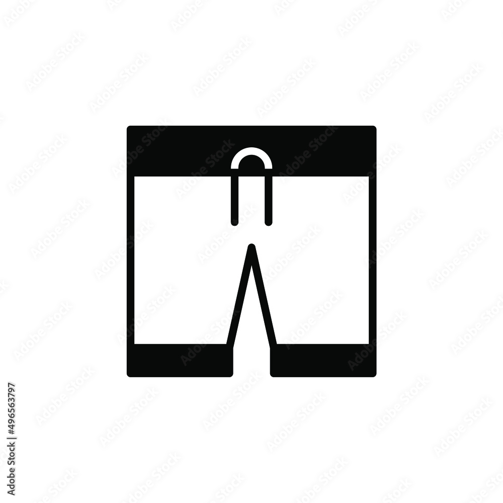Shorts, Casual, Pants Solid Line Icon Vector Illustration Logo Template. Suitable For Many Purposes. Shorts, Casual, Pants Solid Line Icon Vector Illustration Logo Template. Suitable For Many Purposes.