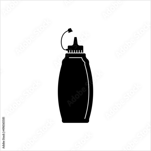 Condiment Bottle Icon, Condiment Squeeze Bottle, Condiment Dispenser, Dispensing Bottle