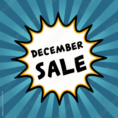 December Sale Illustration