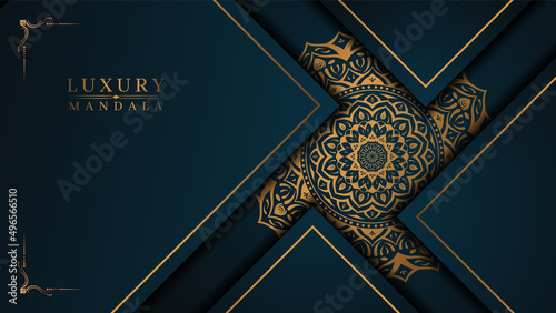 Luxury arabesque mandala background for Islamic east style