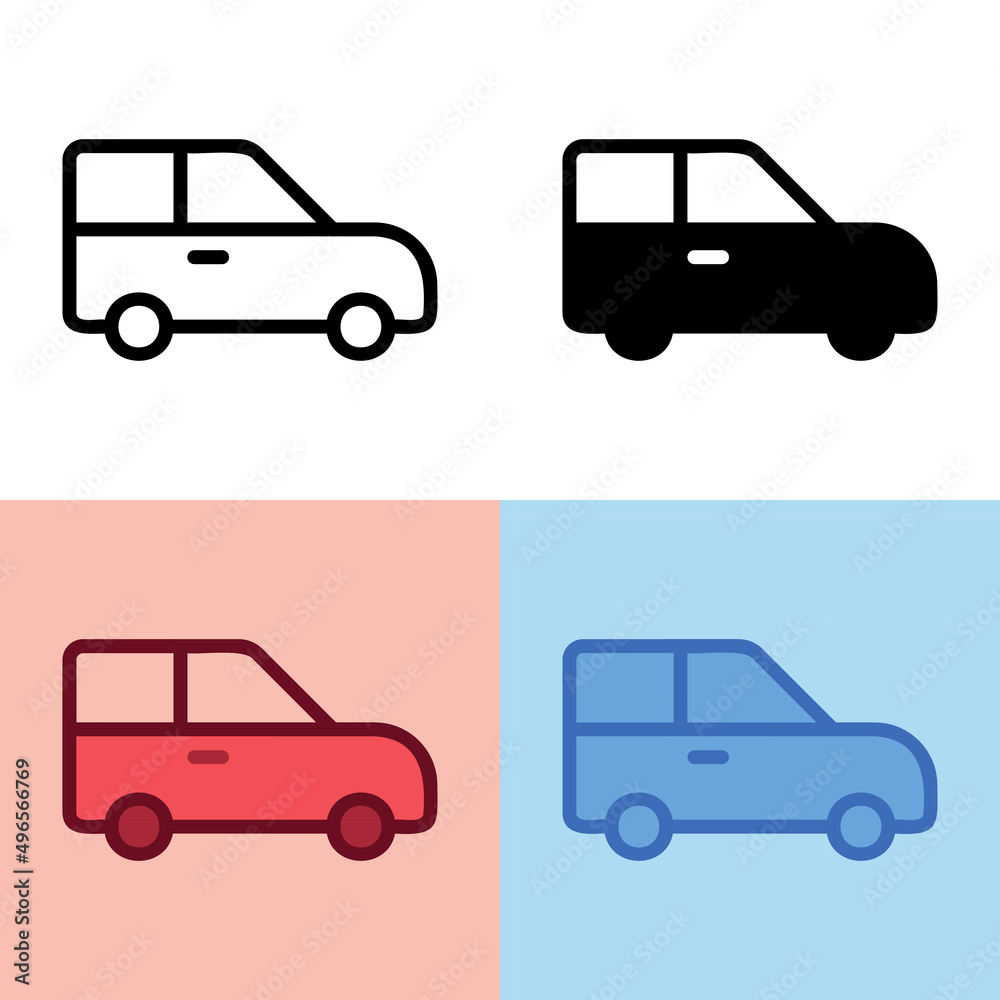 Illustration vector graphic of Car Icon. Perfect for user interface, new application, etc