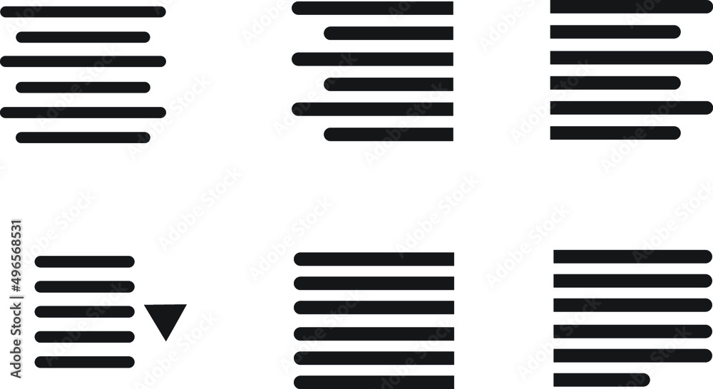 website menu hamburger icon navigation button set. list icon or logo isolated sign symbol vector illustration - Collection of high quality black style vector icons. website menu hamburger icon navigation button set. list icon or logo isolated sign symbol vector illustration - Collection of high quality black style vector icons.