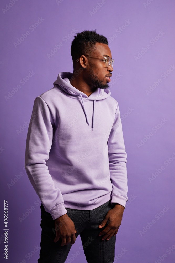 Fashion portrait of handsome African man. Fashion portrait of handsome African man.
