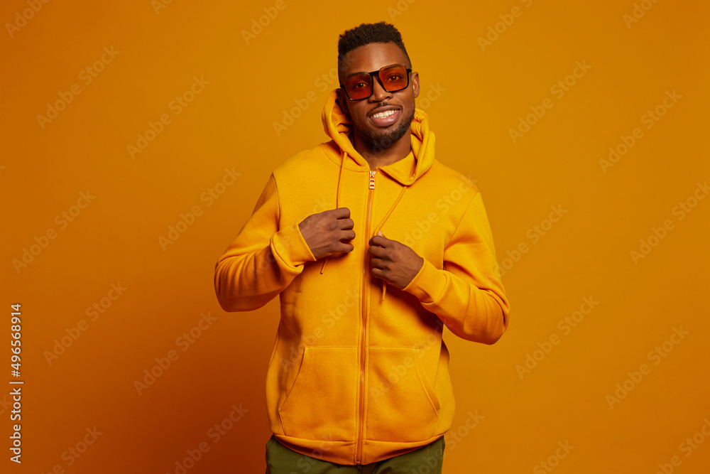 Fashion portrait of handsome African man. Fashion portrait of handsome African man.