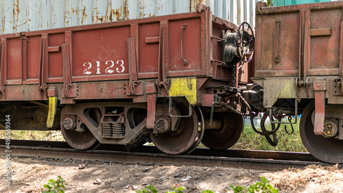 Railway truck, passenger train, freight train
