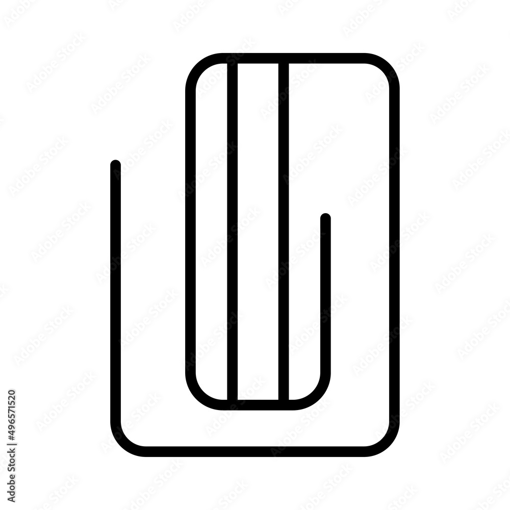 Computer and Mobile Device Setting. Attach vector icon illustration Computer and Mobile Device Setting. Attach vector icon illustration