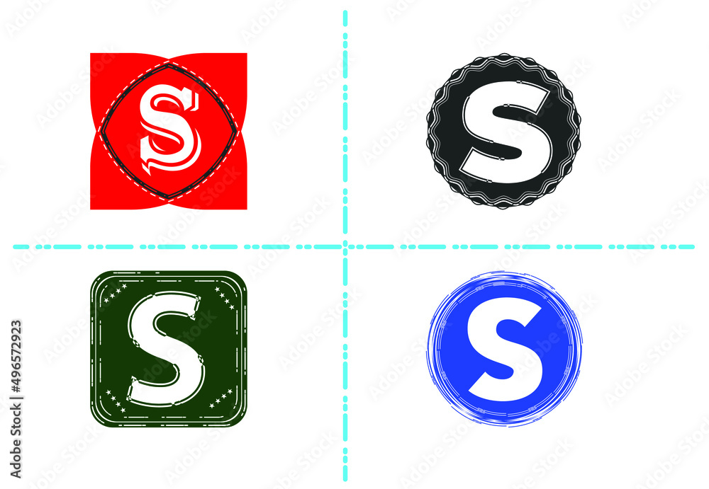 S letter new logo and icon design template S letter new logo and icon design template