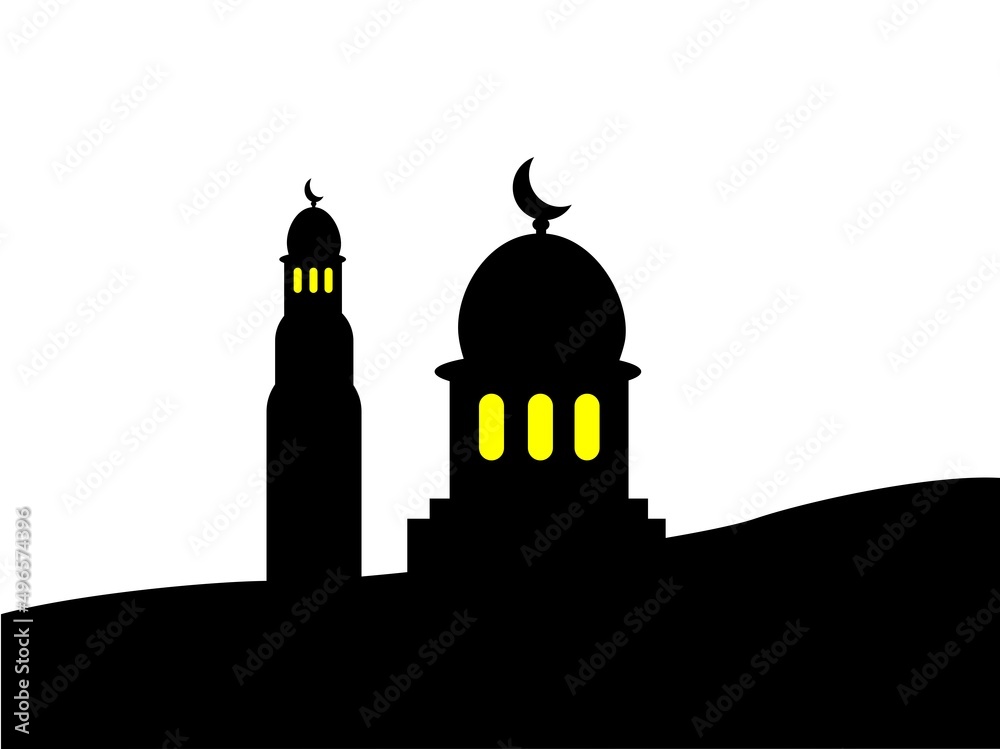 mosque on a hill