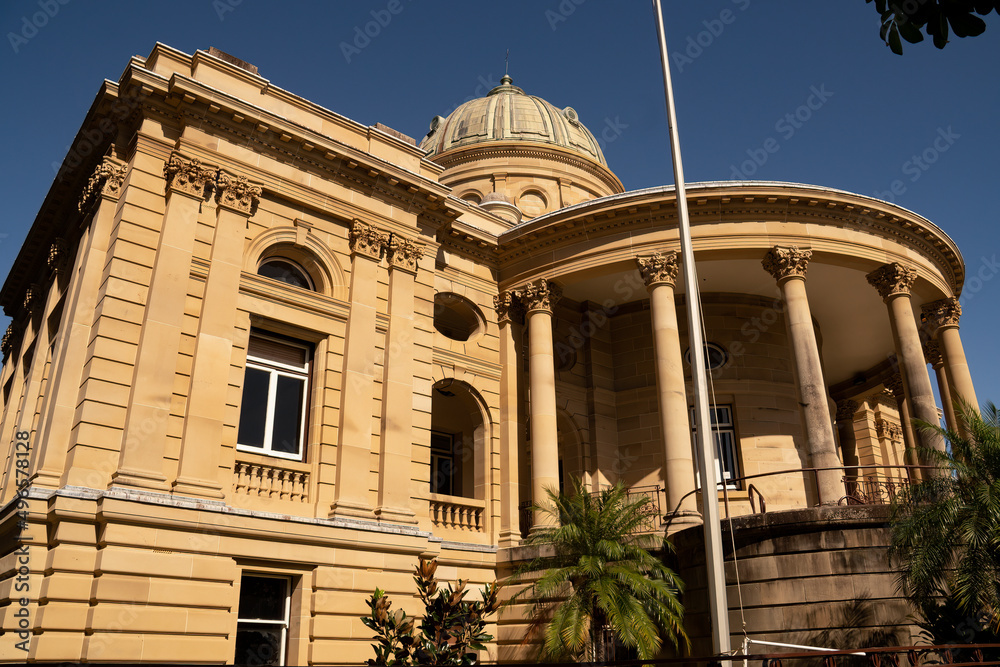 The old sandstone Customs House in Quay Street, Rockhampton now used as a small business hub.