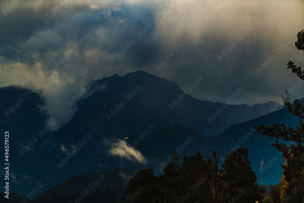 Dramatic light in the mountains