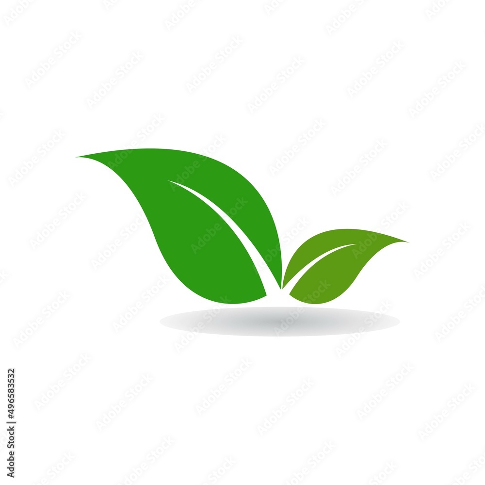 Green leaf logo Green leaf logo