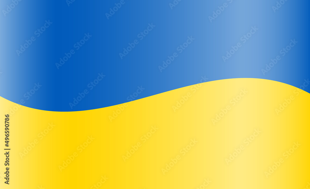 close up of waved Ukrainian flag close up of waved Ukrainian flag