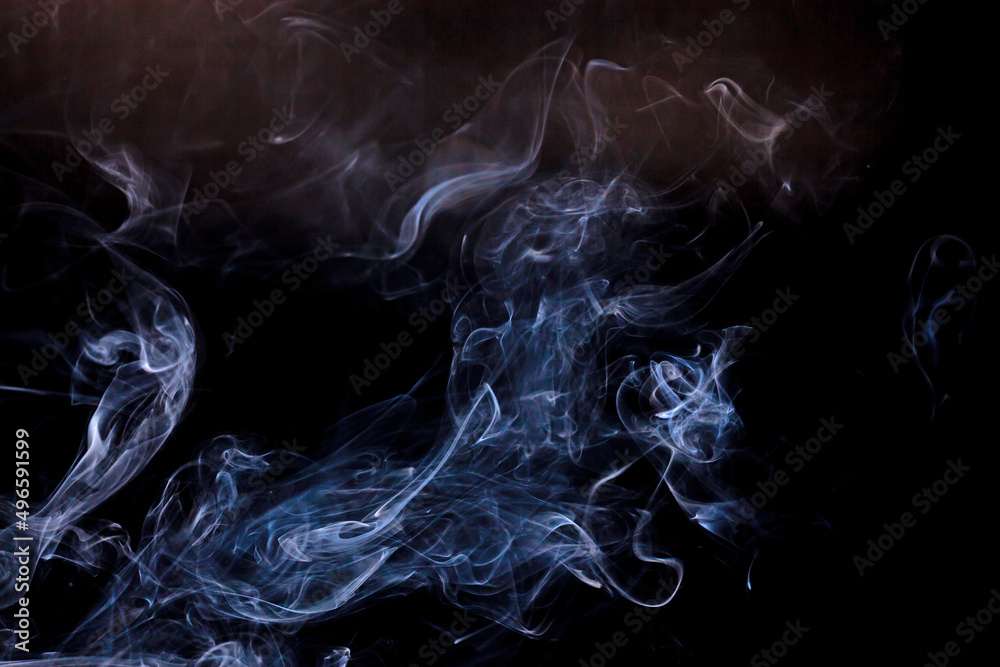 Smoke motion on black background. Smoke motion on black background.