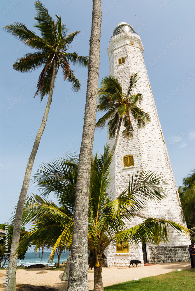 Dondra lighthouse, southern tip of Sri Lanka
