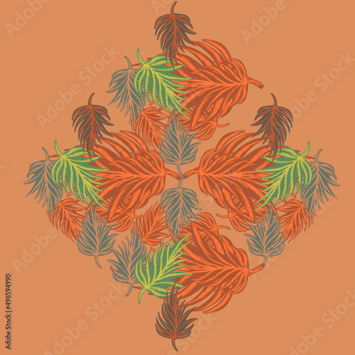 tropical forests,print with tropical vegetation,print with leaves,botany,flowering,very beautiful tropical print pattern design sketch template tracery drawing ornament decoration patterned weave inte