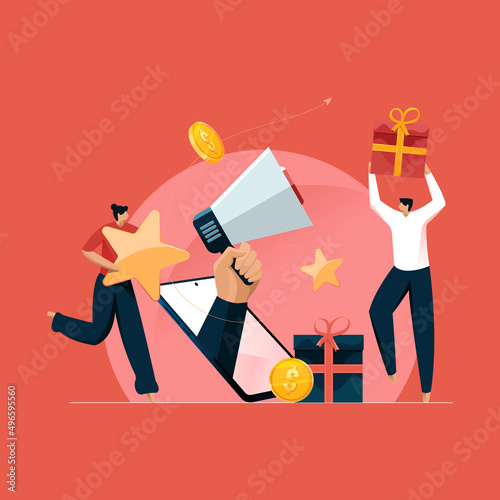 Advertisement Marketing and Referral program, Digital Promotion and Friends Loyalty program