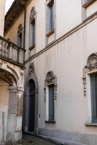 old vintage window in a beautiful European architecture building © dyachenkopro