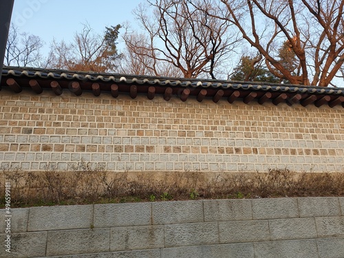 Korean Traditional Palace Wall