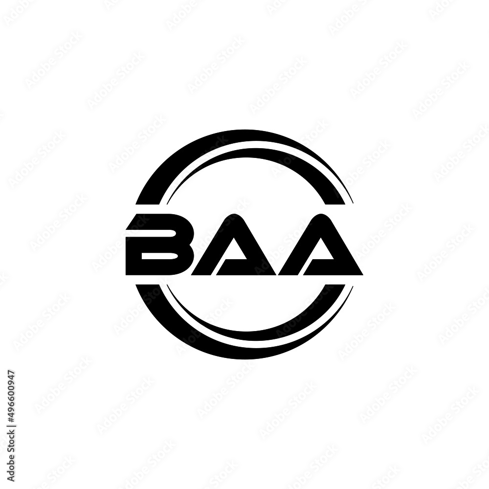 BAA letter logo design with white background in illustrator, vector logo modern alphabet font overlap style. calligraphy designs for logo, Poster, Invitation, etc. BAA letter logo design with white background in illustrator, vector logo modern alphabet font overlap style. calligraphy designs for logo, Poster, Invitation, etc.
