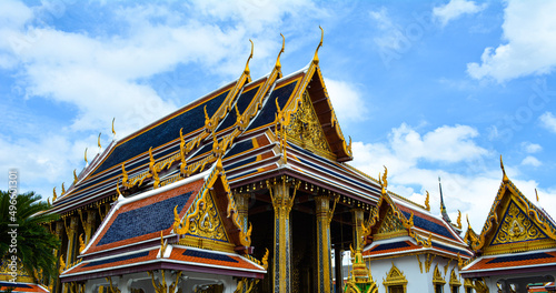 Temple of the Emerald Buddha - Wat Phra Kaew, Bangkok, Thailand photo
