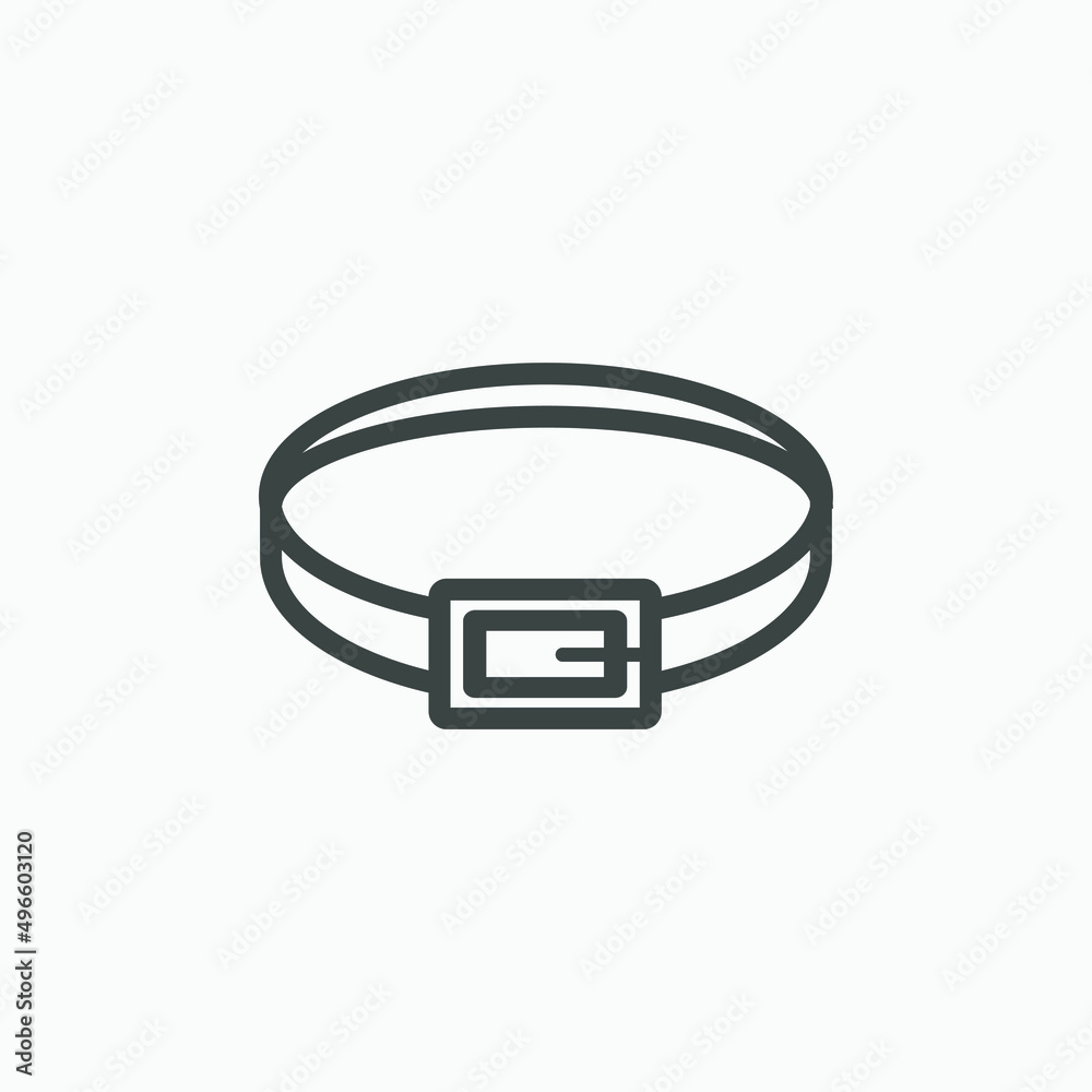 belt icon vector isolated. fashion, clothing, accessory symbol belt icon vector isolated. fashion, clothing, accessory symbol