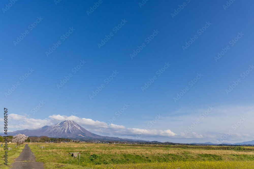 日本の鳥取県の美しい大山