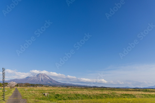 日本の鳥取県の美しい大山