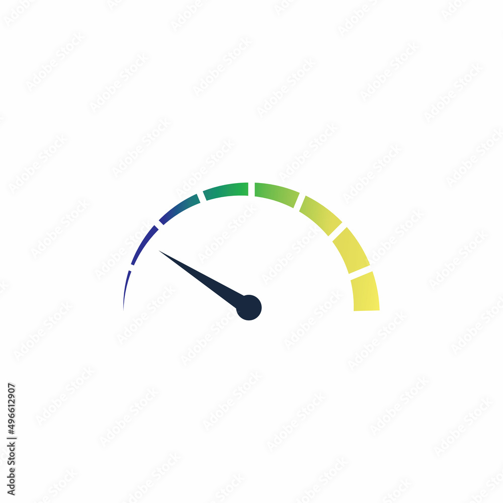 Speedometer vector graphic design illustration template Speedometer vector graphic design illustration template