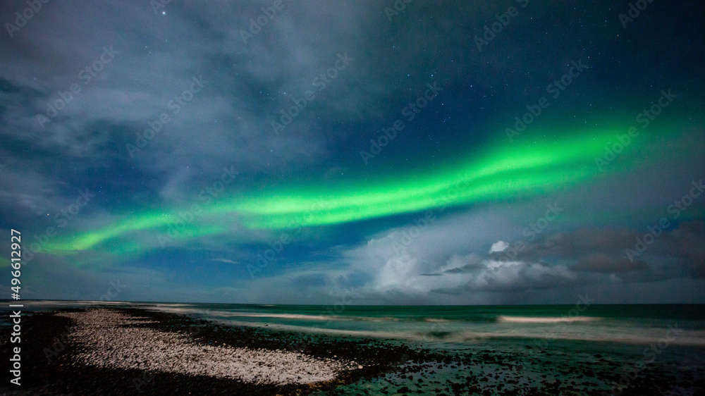 Northern Lights over the ocean Northern Lights over the ocean