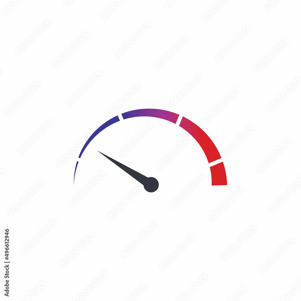 Speedometer vector graphic design illustration template Speedometer vector graphic design illustration template