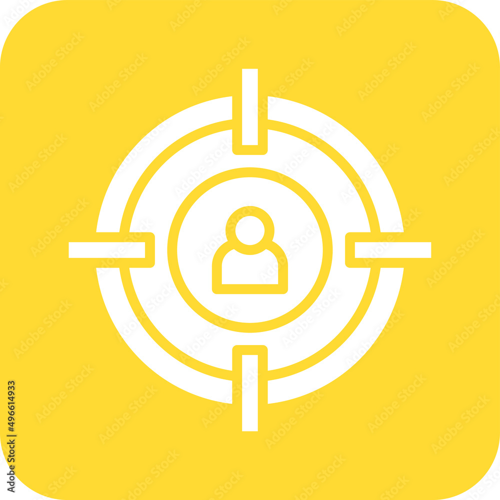 Target Audience Vector Icon Design Illustration Target Audience Vector Icon Design Illustration