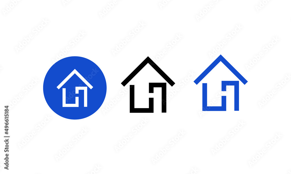 house flat icon vector illustration collection, eps ai format, 100% editable house flat icon vector illustration collection, eps ai format, 100% editable
