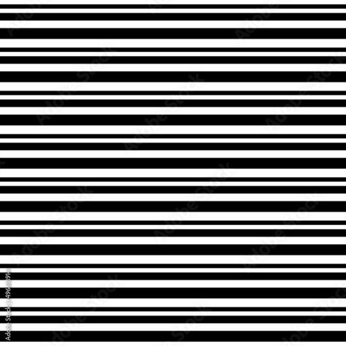 Pattern of horizontal stripes. For fabric, wallpaper, wrapping paper. Editable vector.