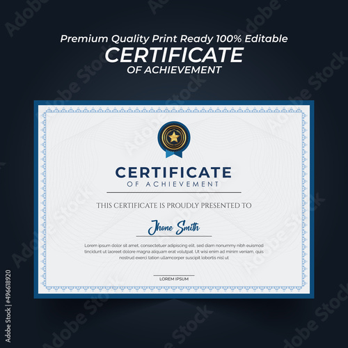 Certificate Design Template