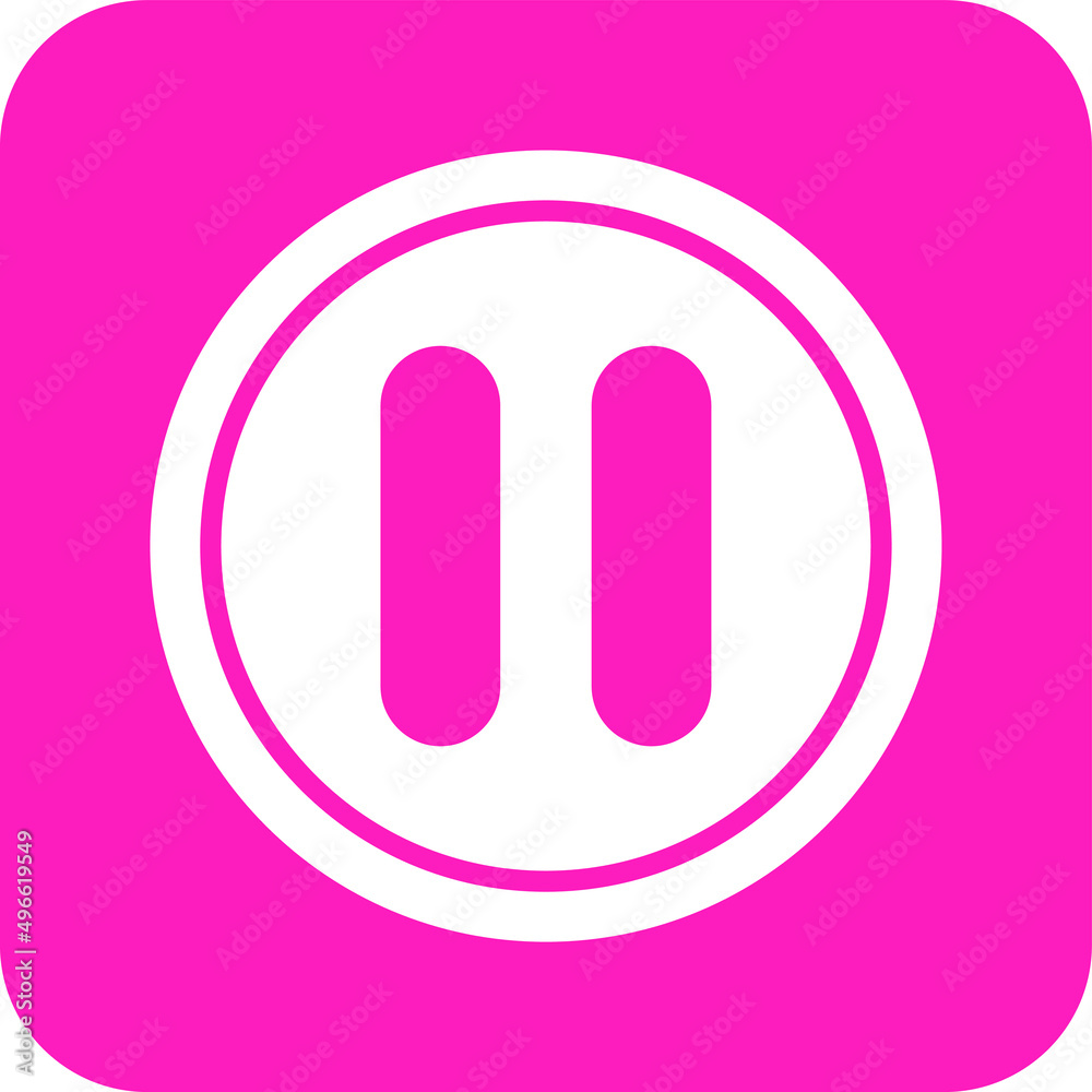 Pause Vector Icon Design Illustration Pause Vector Icon Design Illustration