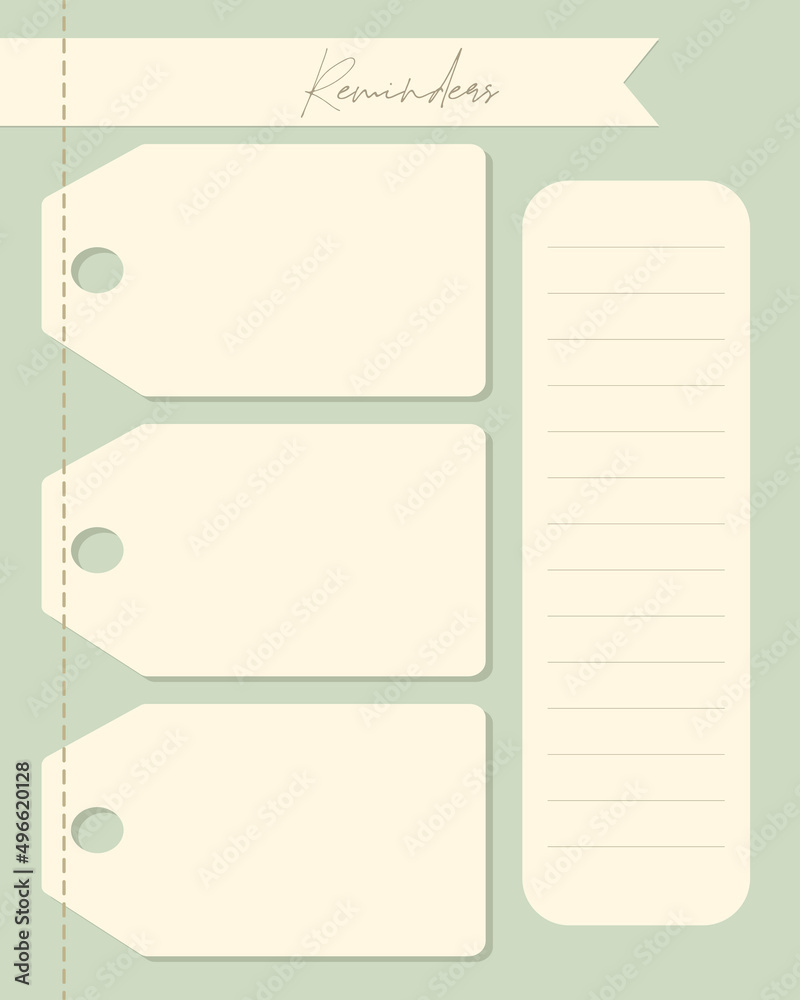 Reminders To do list planner notes blank , label , ideas, plans, vintage. Vector illustration Reminders To do list planner notes blank , label , ideas, plans, vintage. Vector illustration