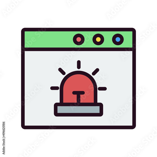 Browser Alert Icon