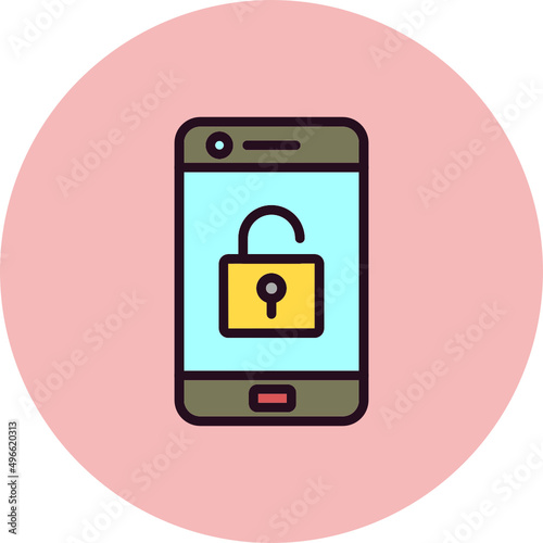 Mobile Unlock Icon