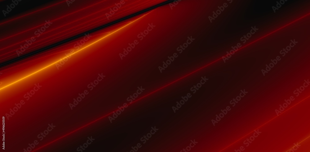 Fototapeta premium Cosmic background Red Fire Futuristic Art Design